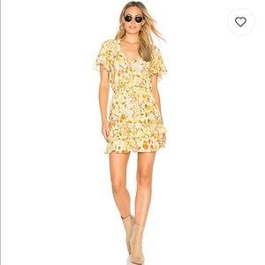 Spell and Gypsy SAYULITA  FRILL MINI DRESS